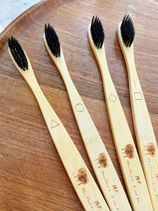 Bamboo Charcoal Toothbrush | Compostable + Zero Waste