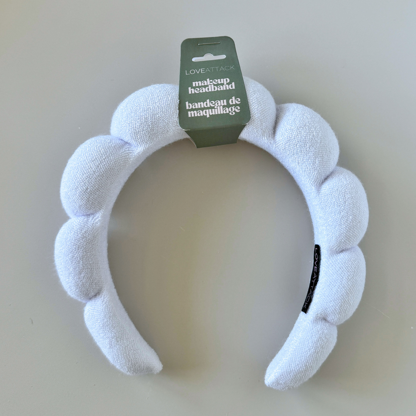 Skincare & Makeup Headband - White